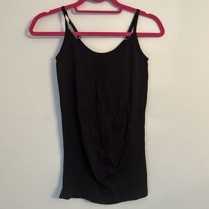 Isabel Maternity Black Compression Tank Size S/M